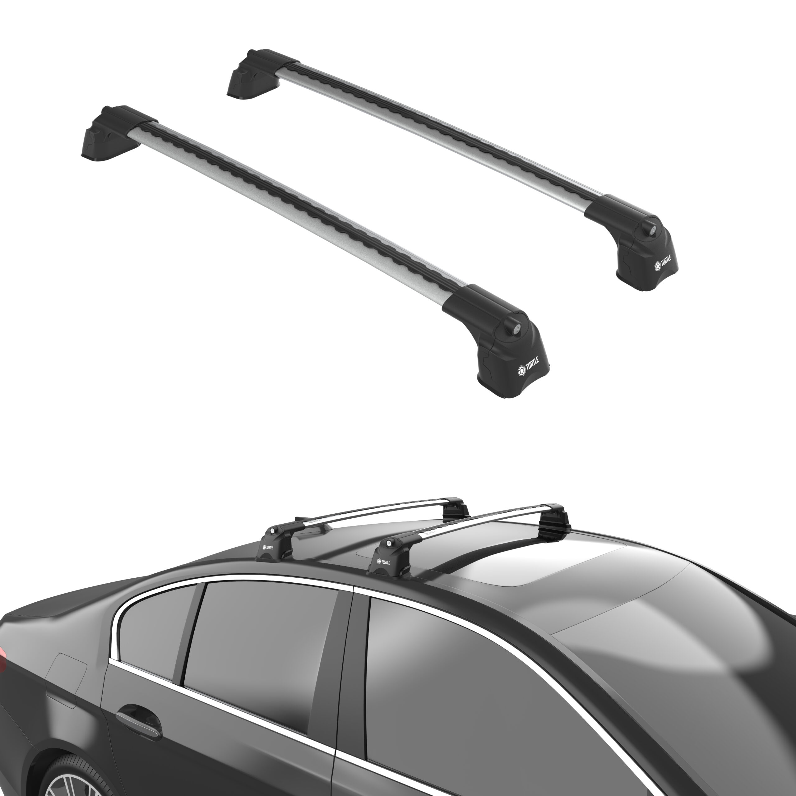 TURTLE Compatibile con Barre Portatutto Mercedes-Benz Vito (W447) 2014-2025 Air3 - Foto 7 di 12