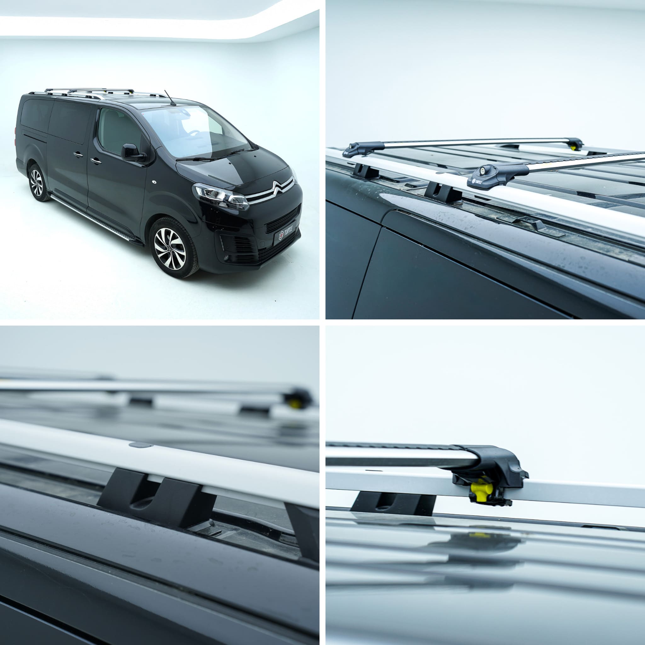 Turtle Ford Ranger (T6-P375/Px) 2011-2022 Tavan Çıtası Crown Gri