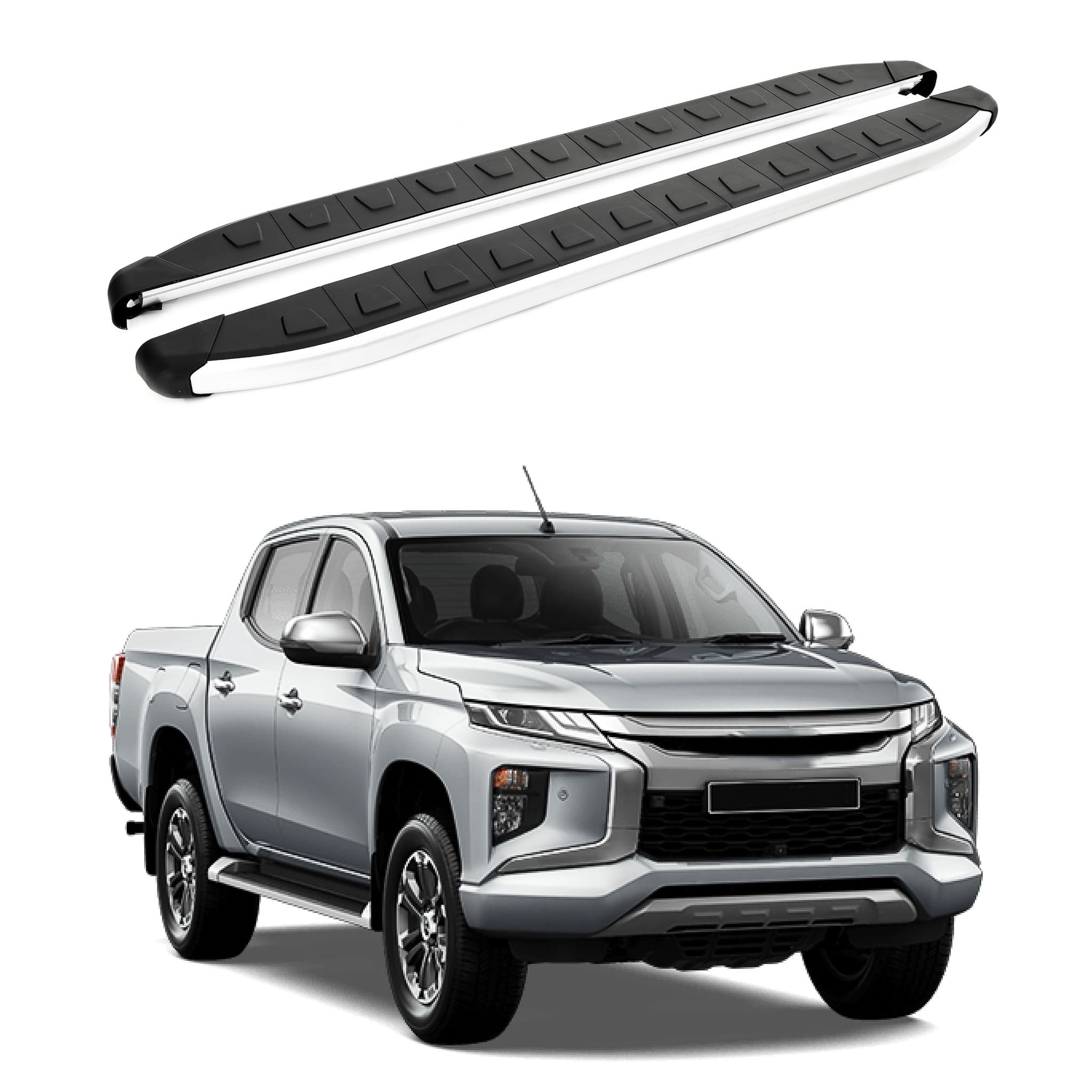 Turtle Mitsubishi L200 (Mk5) 2015-2025 Yan Basamak Alyans Gri - Görsel 4