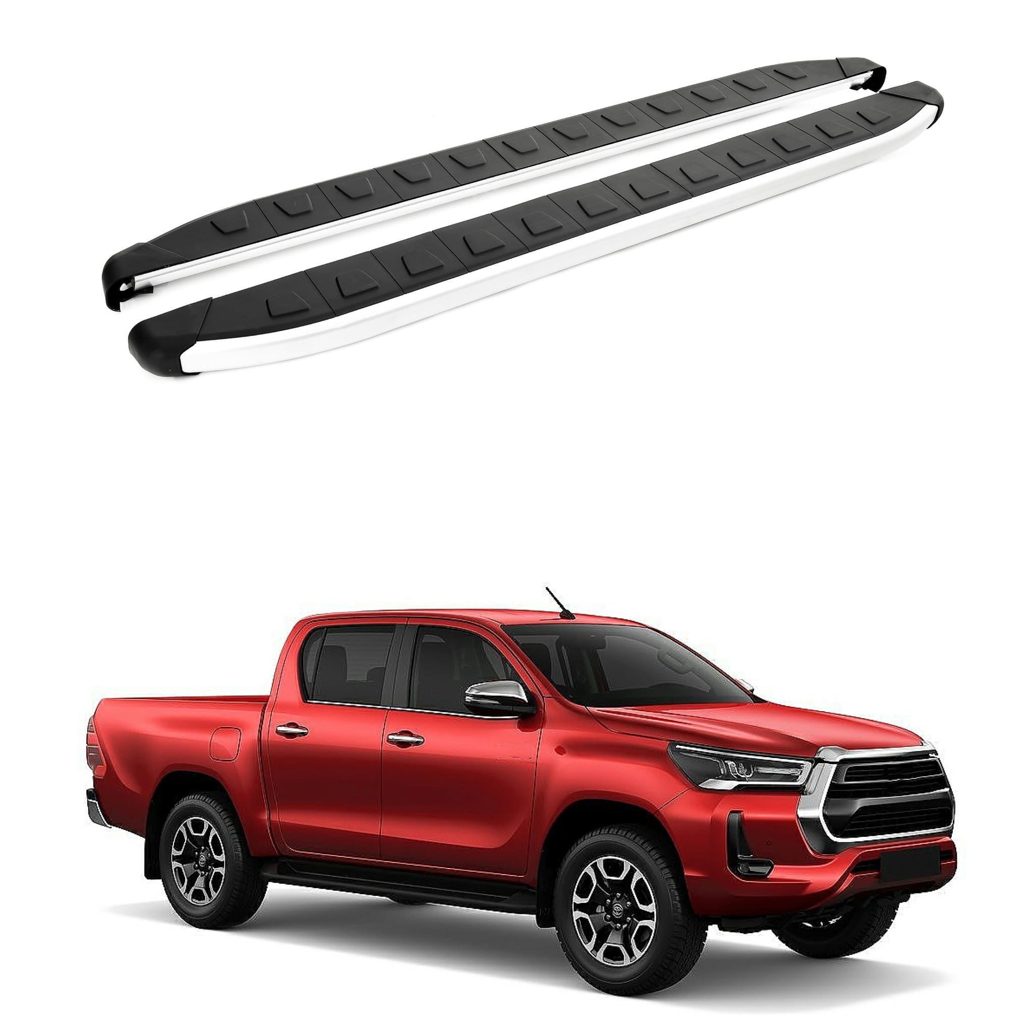 Turtle Toyota Hilux Revo 2015-2025 Yan Basamak Alyans Gri - Görsel 4