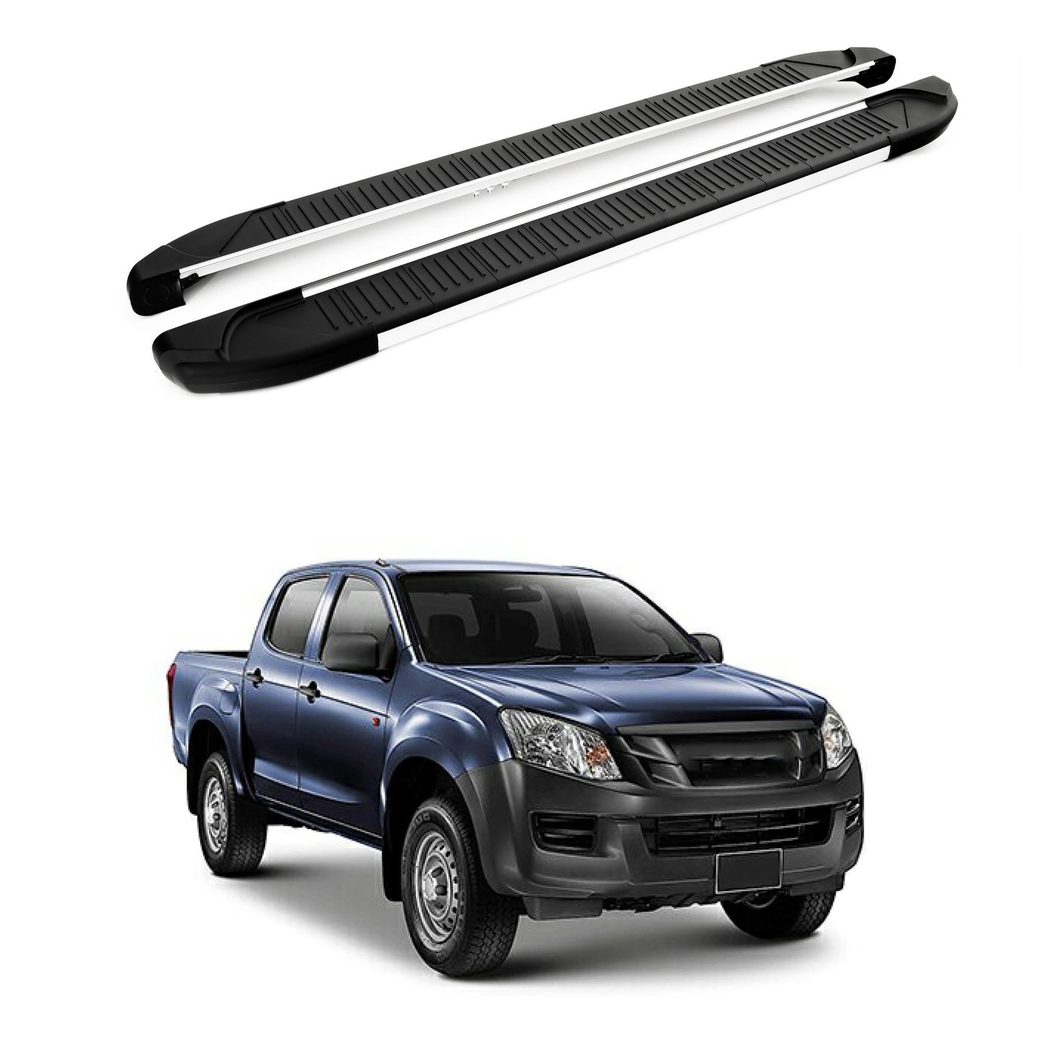 Turtle Isuzu D-Max (Rt50) 2012-2015 Yan Basamak Another Gri - Görsel 4