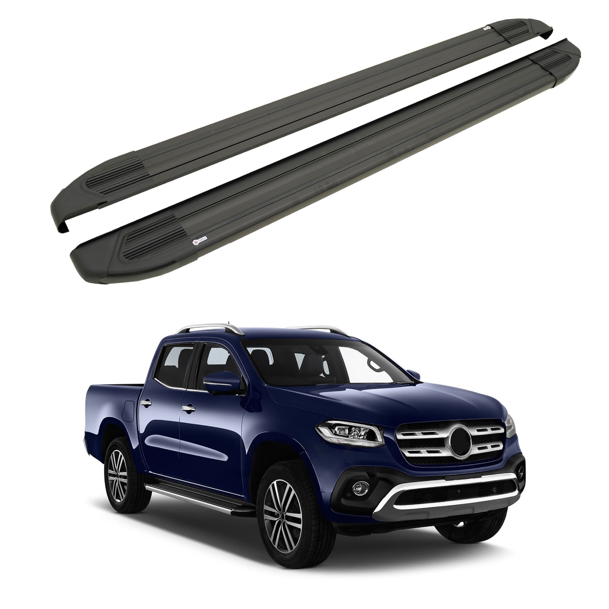 Turtle Mercedes-Benz X-Class 2018-2020 Yan Basamak Brillant Siyah