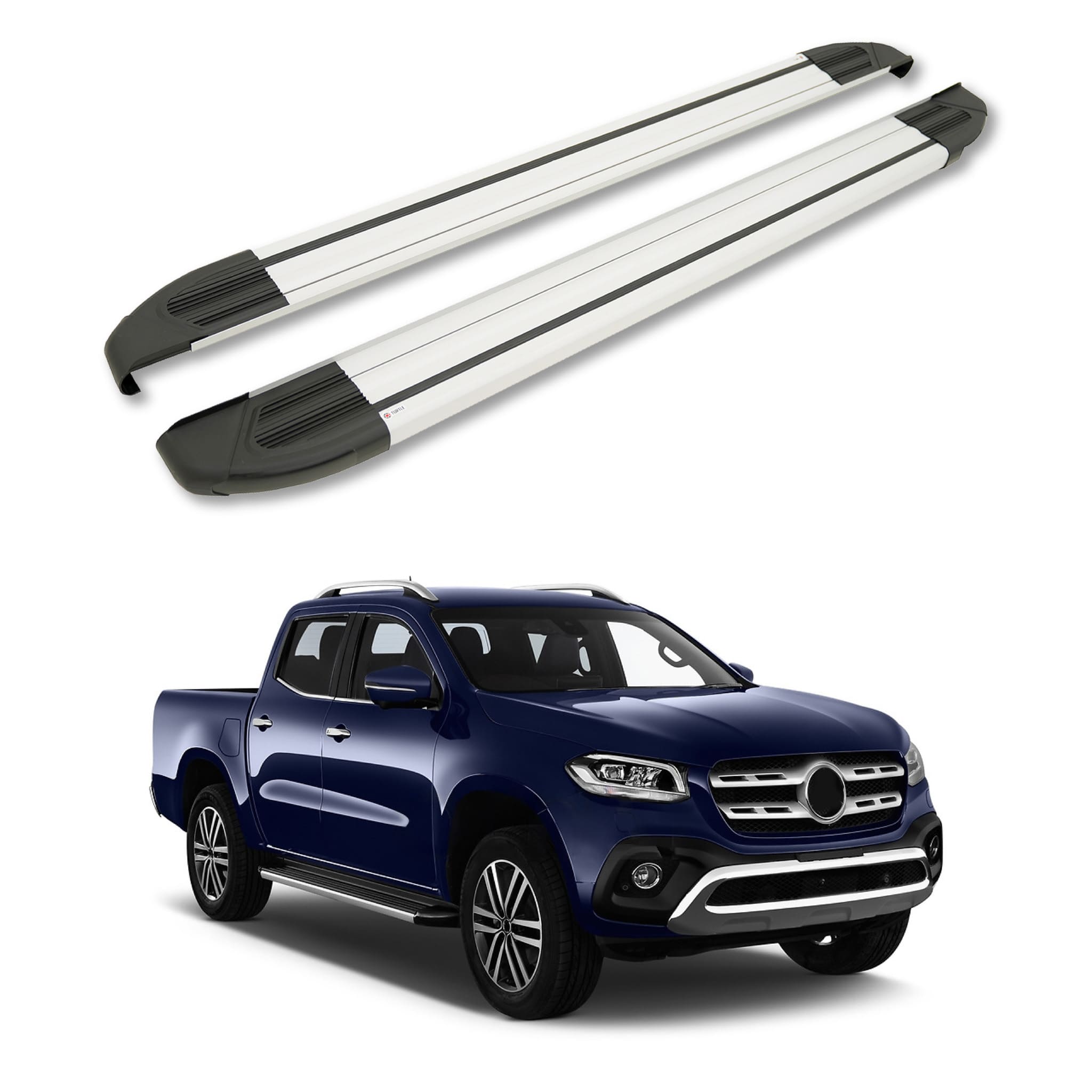 Turtle Mercedes-Benz X-Class 2018-2020 Yan Basamak Brillant Gri