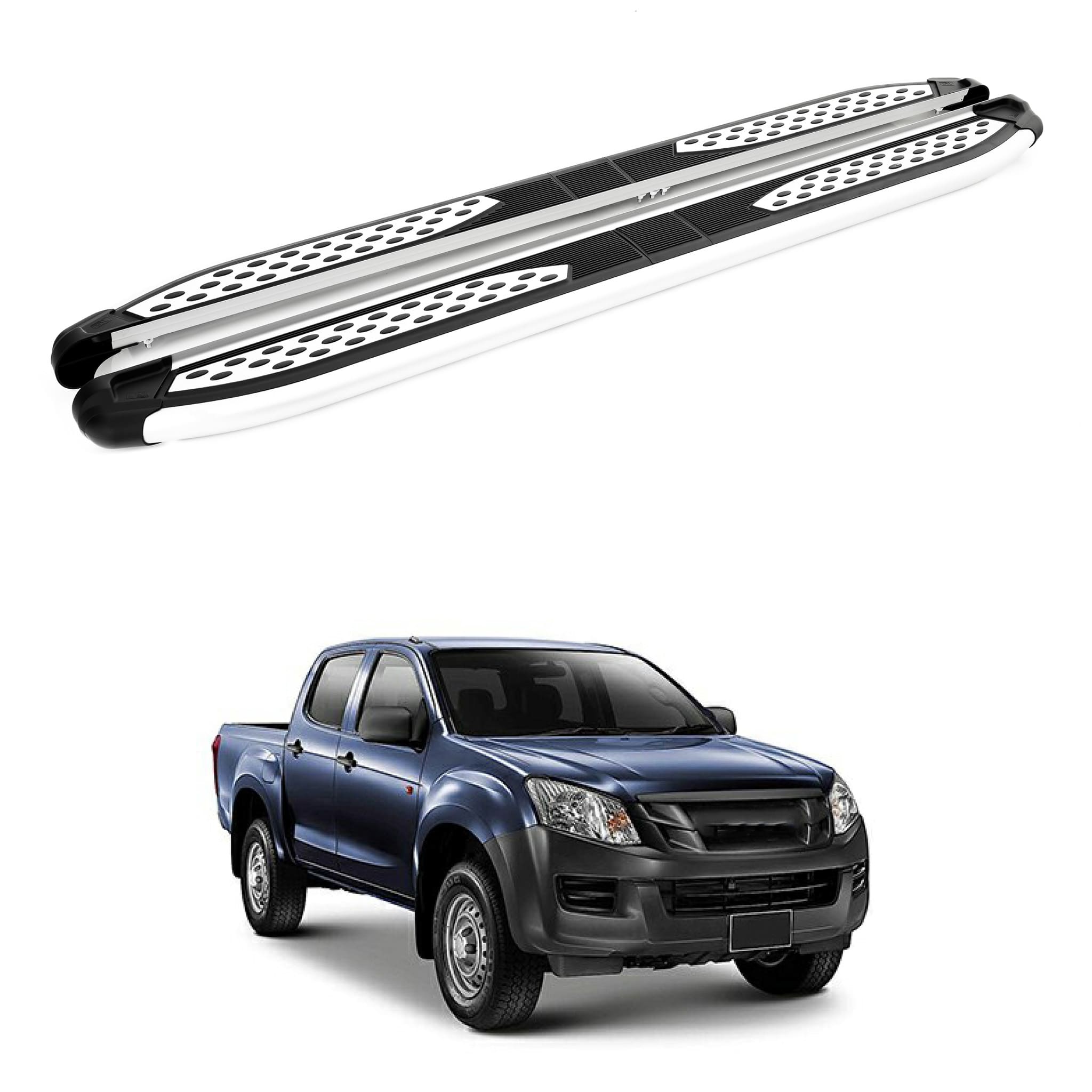 Turtle Isuzu D-Max (Rt50) 2012-2015 Yan Basamak Plus Gri - Görsel 4