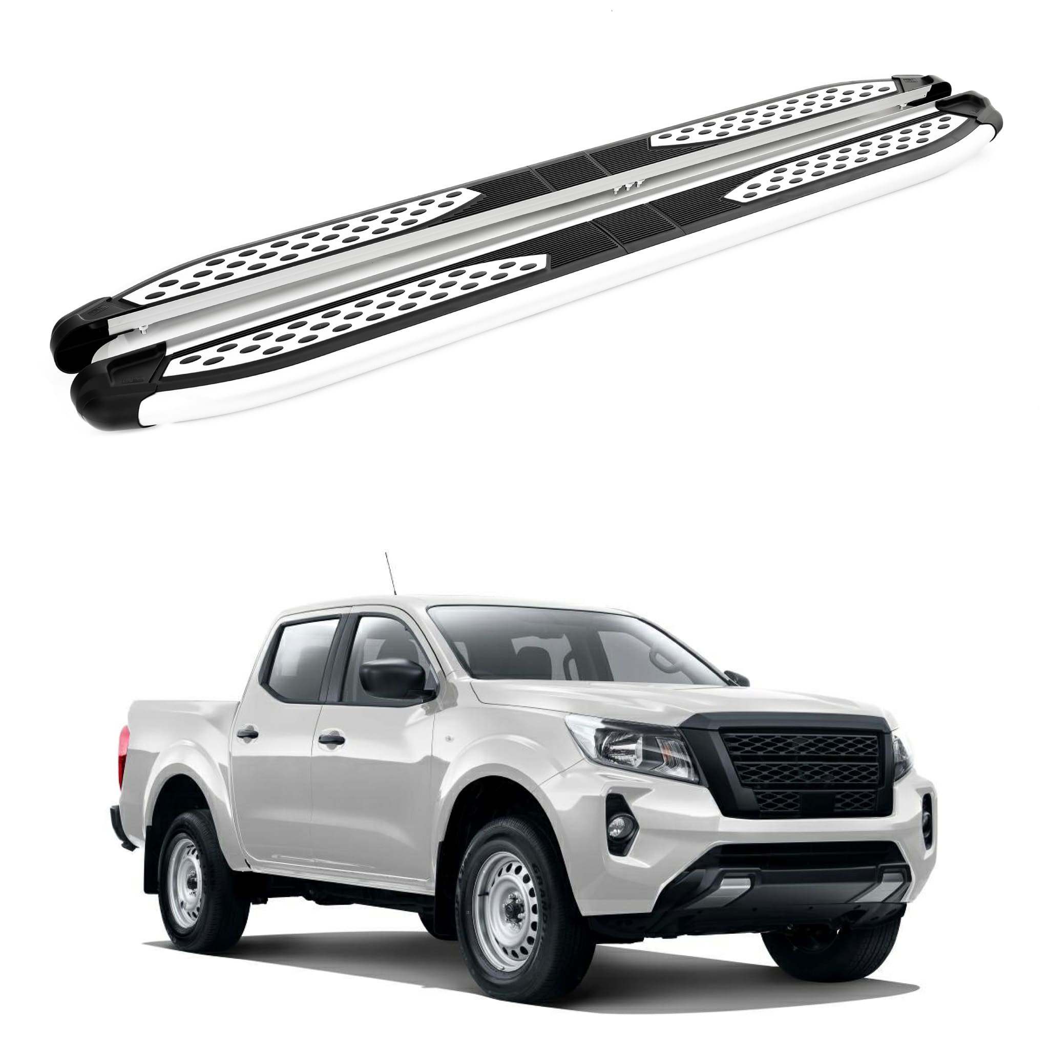 Turtle Nissan Navara (D23) 2015-2025 Yan Basamak Plus Gri - Görsel 4